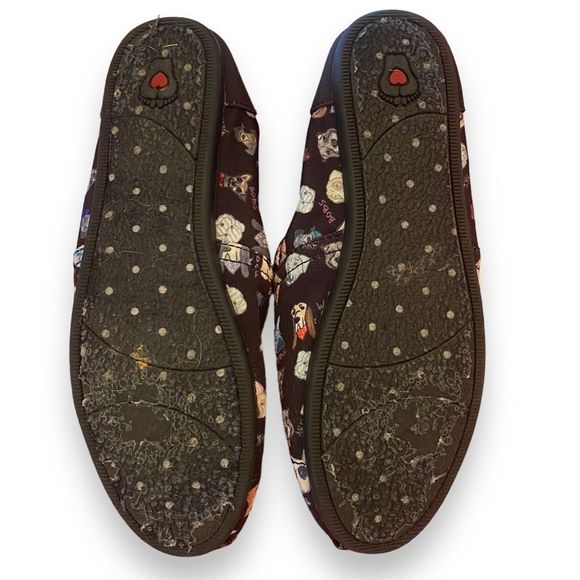 🎈Skechers “Bob’s For Dogs” Nylon Alpargata Memory Foam Loafers Slip On Size 7.5 - Picture 4 of 5